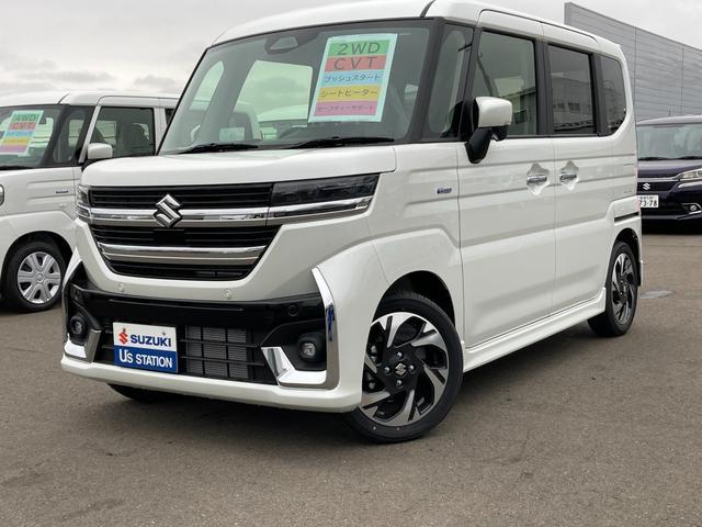 スペーシア　カスタム　カスタム　ＨＹＢＲＩＤ　ＸＳ　電動パーキ