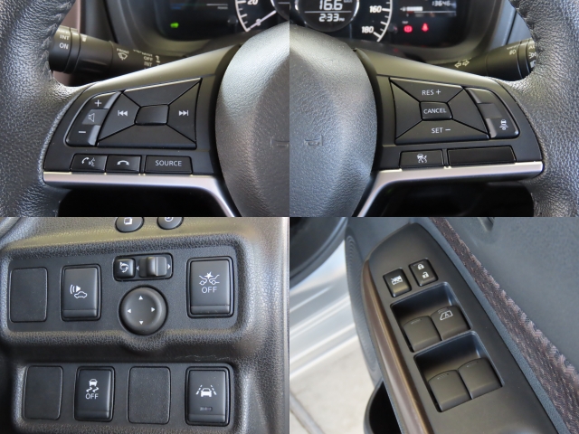 クルーズコントロールを装備していますので、高速道路などでアクセルペダルを踏まずに車速を一定に保つことが可能です