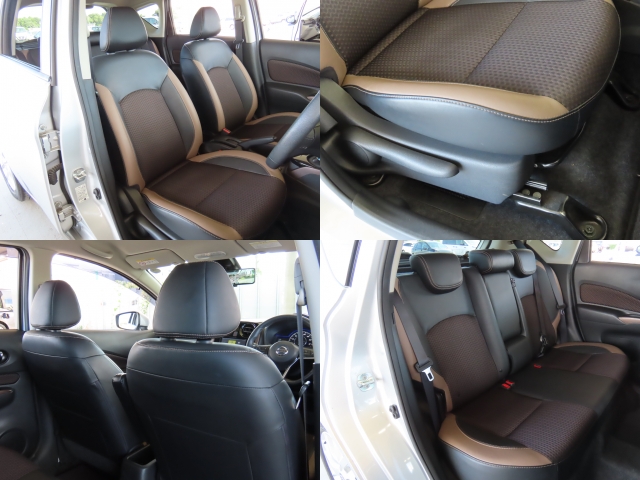 シートも状態良好ですよ。大きな汚れもなく、安心です。座り心地もいいですよ。