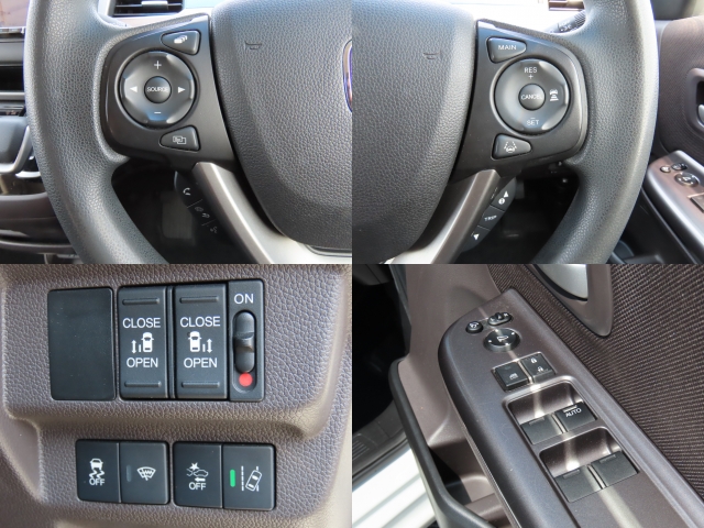 クルーズコントロールを装備していますので、高速道路などでアクセルペダルを踏まずに車速を一定に保つことが可能です