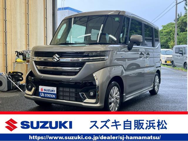 スペーシア　カスタム　ＨＹＢＲＩＤ　ＧＳ　全方位モニターナビ　