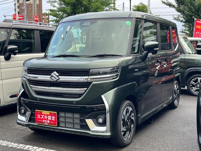 スペーシア　カスタム　カスタム　ＨＹＢＲＩＤ　ＸＳターボ　両側
