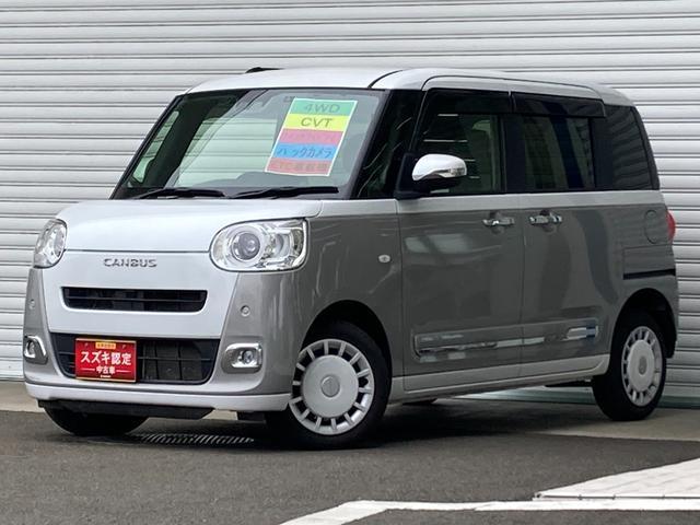 ムーヴ　キャンバス　４ＷＤ　ストライプスＧターボ　４ＷＤ　ナビ　ドラ