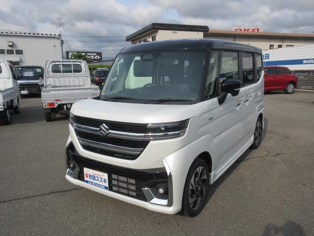 スペーシア　カスタム　４ＷＤ　ＨＹＢＲＩＤ　ＸＳターボ　４ＷＤ　ナビＴ