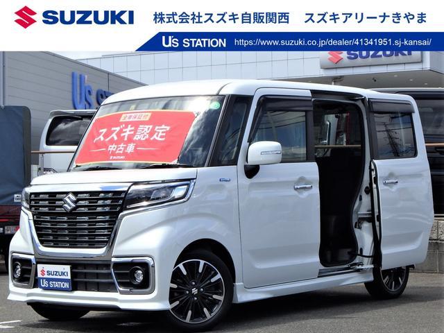 スペーシア　カスタム　カスタム　ＨＹＢＲＩＤ　ＸＳターボ　両側