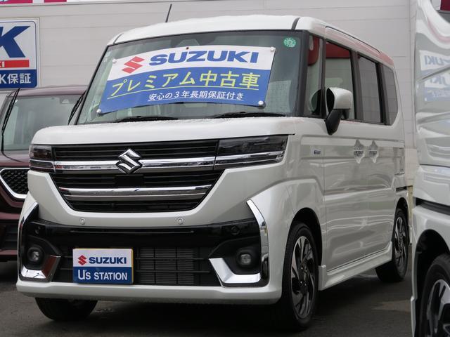 スペーシア　カスタム　カスタム　ＨＹＢＲＩＤ　ＸＳターボ　ナビ