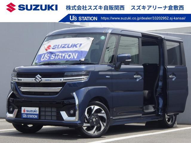 スペーシア　カスタム　４ＷＤ　カスタム　ＨＹＢＲＩＤ　ＸＳ　全方位ナビ