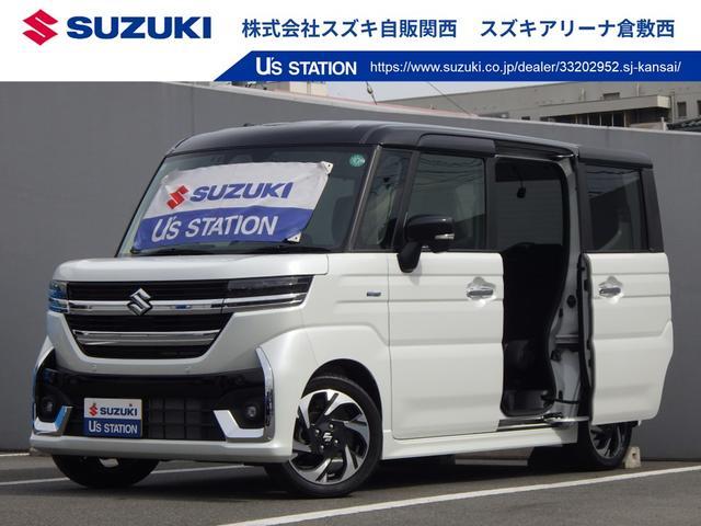 スペーシア　カスタム　カスタム　ＨＹＢＲＩＤ　ＸＳ　ナビ　ＥＴ