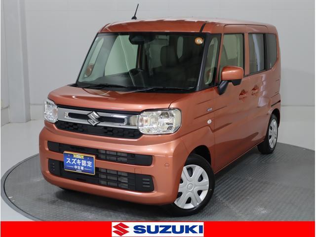 スペーシア(スズキ) ＨＹＢＲＩＤ　Ｘ　前後ブレーキサポート 中古車画像