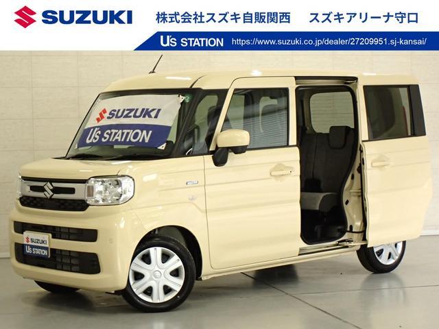 スペーシア(スズキ) ＨＹＢＲＩＤ　Ｇ　全方位モニター付ナビ 中古車画像