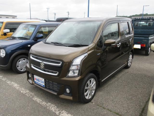 ワゴンＲ　スティングレー　４ＷＤ(スズキ) ＨＹＢＲＩＤ　Ｘ　４ＷＤ　ＣＤラジオ　衝 中古車画像