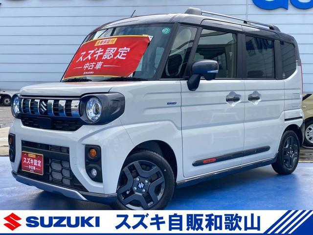 スペーシア　ギア(スズキ) ハイブリッドＸＺ　　デモカー使用車　全方 中古車画像