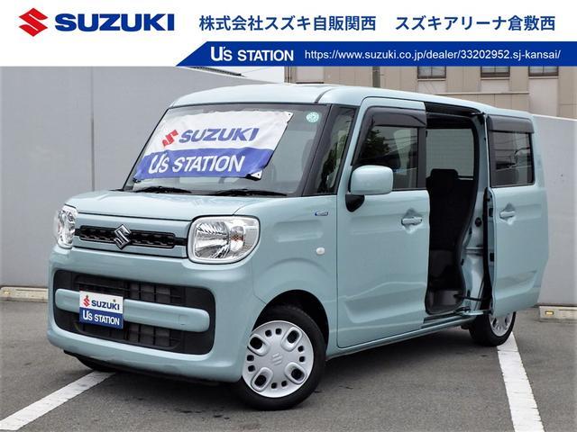 スペーシア(スズキ) ＨＹＢＲＩＤ　Ｇ　２型　メモリ―ナビ　バ 中古車画像