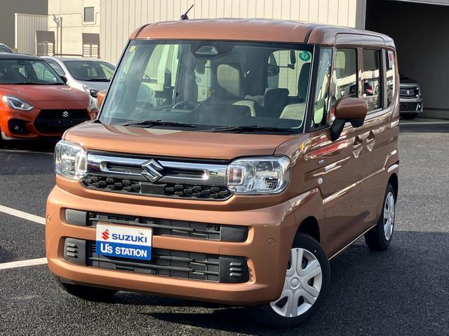 スペーシア(スズキ) ＨＹＢＲＩＤ　Ｇ　全方位ナビ　スズキコネ 中古車画像