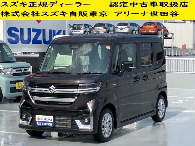 スペーシア　カスタム(スズキ) カスタム　ＨＹＢＲＩＤ　ＧＳ　ＣＶＴ　衝 中古車画像