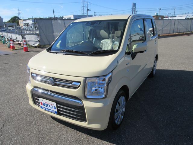 ワゴンＲ　４ＷＤ(スズキ) ＨＹＢＲＩＤ　ＦＸ−Ｓ　４ＷＤ　衝突被害 中古車画像