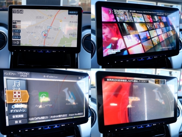 ALPINE�@11�C���`�@BIG-X�i�r�@appleCarPlay�Ή��Ȃǋ@�\�����ł��B