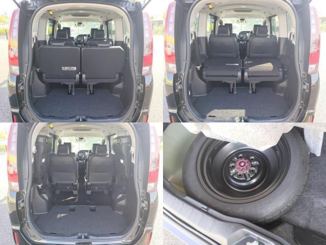 シートアレンジ次第で室内が広々！