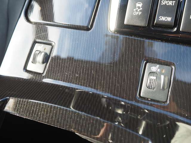 寒い日のお出かけにも安心なシートヒーター