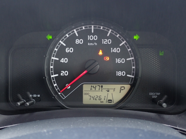 メーターパネルも知りたい情報が一目瞭然ですね。