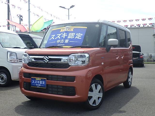 スペーシア　４ＷＤ(スズキ) ＨＹＢＲＩＤ　Ｘ　４ＷＤ　オーディオレス 中古車画像