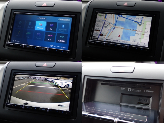 使い易いカーナビは情報量も豊富で使い勝手に優れております♪操作法も簡単なので直ぐにお使い頂けます！(^^)/バックカメラも搭載しております。DVD、ＡＭ、ＦＭのメディアをお聞き頂けます！