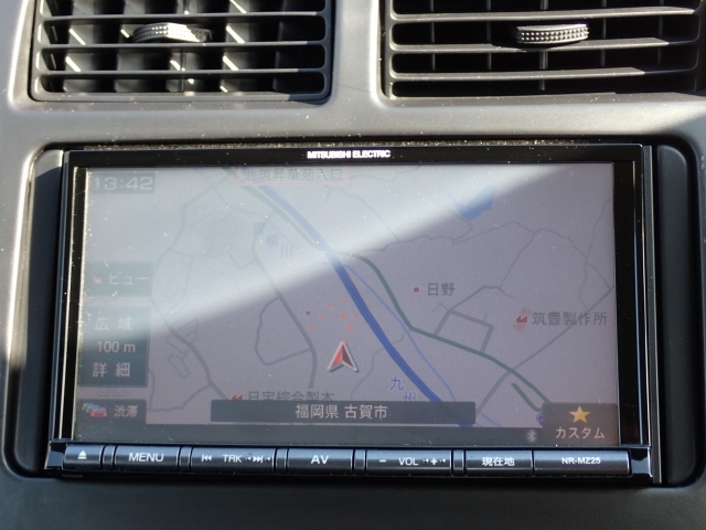 ナビ装備で知らない場所もあっという間に検索♪ちょっとしたお出かけや旅行もこれでばっちりですね。