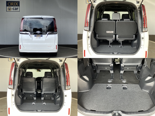 【荷室】多彩なシートアレンジで、荷物の積込から、リクライニングして、車中泊用にも使用いただけます♪