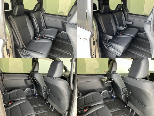 【後部座席】大人が座っても余裕のある広さです!!頭上や足元のスペースも広く取ってあります！