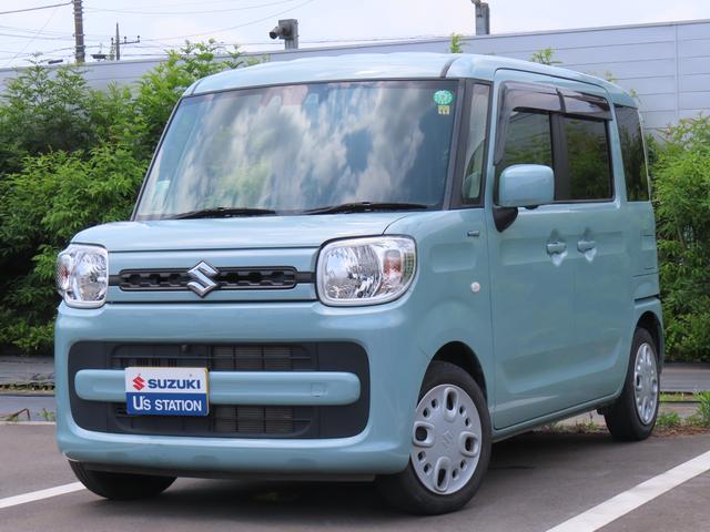 スペーシア　４ＷＤ(スズキ) ＨＹＢＲＩＤ　Ｇ　２型／ナビ・全方位カメ 中古車画像