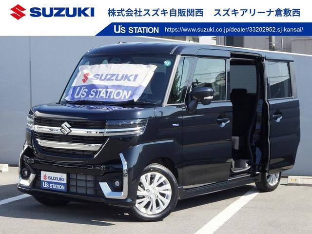 スペーシア　カスタム(スズキ) カスタム　ＨＹＢＲＩＤ　ＧＳ　電動パーキ 中古車画像