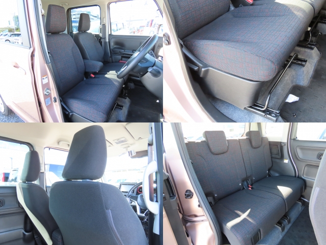 シートも状態良好ですよ。大きな汚れもなく、安心です。座り心地もいいですよ。