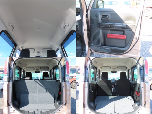 シートを倒せば、ラゲッジスペースがこんなにも広くなりますよ♪