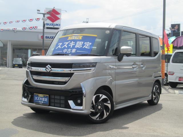 スペーシア　カスタム　４ＷＤ(スズキ) カスタム　ＨＹＢＲＩＤ　ＸＳターボ　４Ｗ 中古車画像