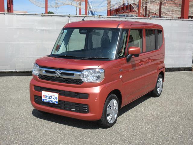 スペーシア　４ＷＤ(スズキ) ＨＹＢＲＩＤ　Ｘ　４ＷＤ　衝突軽減　両側 中古車画像