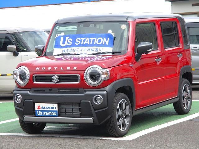 ハスラー(スズキ) ＨＹＢＲＩＤ　Ｘ　３型　９インチナビ、前 中古車画像