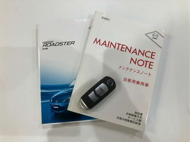 保証書、取説、スペアキー等も完備されてお