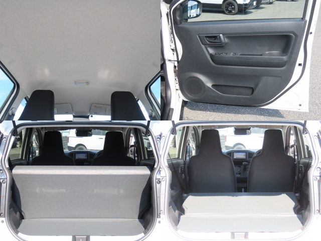 シートを倒せば、ラゲッジスペースがこんなにも広くなりますよ♪