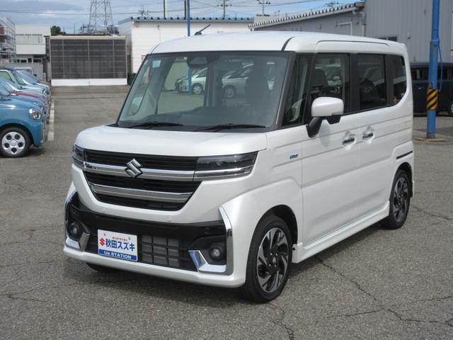 スペーシア　カスタム　４ＷＤ(スズキ) ＨＹＢＲＩＤ　ＸＳターボ　４ＷＤ　衝突軽 中古車画像