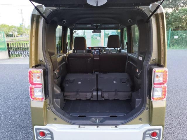 シートアレンジ次第で奥行きが広がります！