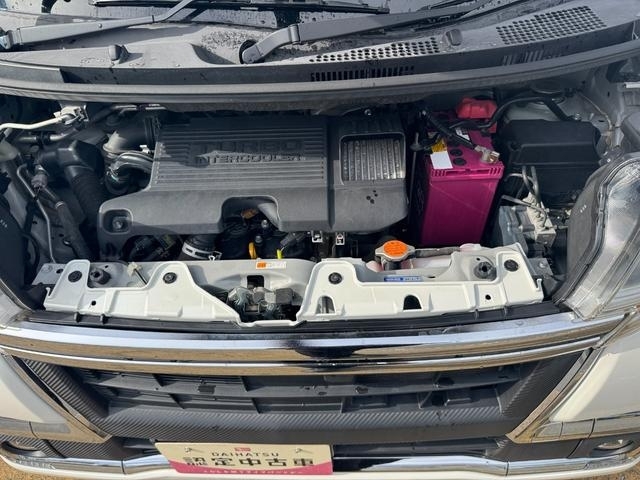 綺麗なエンジンルーム