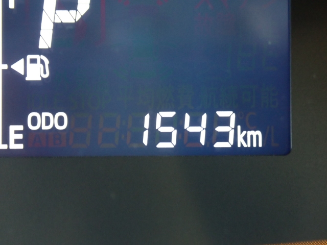 走行距離ご確認ください