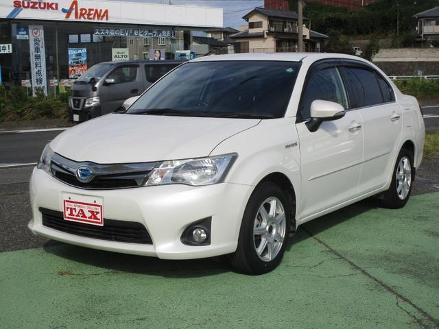 カローラアクシオ(トヨタ) ハイブリッドＧ　禁煙車　純正ＳＤナビ・ワ 中古車画像