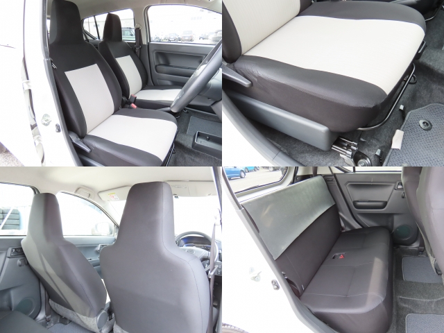 シートも状態良好ですよ。大きな汚れもなく、安心です。座り心地もいいですよ。