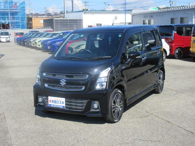 ワゴンＲ　スティングレー　４ＷＤ(スズキ) ＨＹＢＲＩＤ　Ｔ　４ＷＤ　全方位モニター 中古車画像