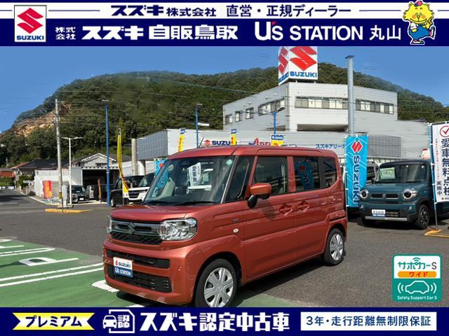 スペーシア　４ＷＤ(スズキ) ＨＹＢＲＩＤ　Ｘ　全方位カメラ　純正ナビ 中古車画像