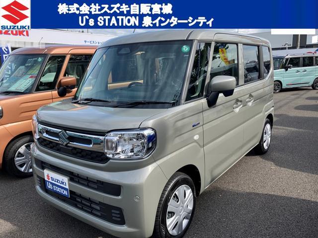 スペーシア　４ＷＤ(スズキ) ＨＹＢＲＩＤ　Ｘ　　４ＷＤ／ＣＶＴ　　衝 中古車画像