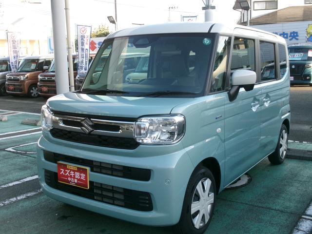 スペーシア　４ＷＤ(スズキ) ＨＹＢＲＩＤ　Ｘ　４ＷＤ　ＣＶＴ　衝突被 中古車画像
