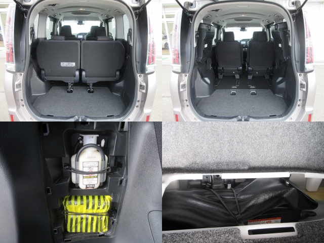 普段使いなら、そのままでも十分なスペースが確保されたラゲッジスペースです。
