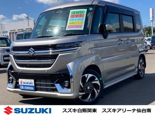スペーシア　カスタム　４ＷＤ(スズキ) ＨＹＢＲＩＤ　ＸＳターボ　４ＷＤ　全方位 中古車画像